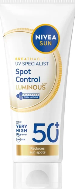 NIVEA SUN UV FACE LUMINOUS630 SPOT CONTROL SK50 AURINKOSUOJAVOI 40 ML