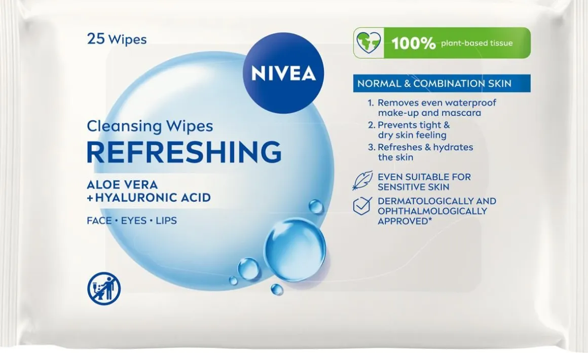 NIVEA VISAGE PUHDISTUSLIINAT NORM. / SEKAIHO 25KPL 25 KPL