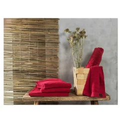 NOBLE HOUSE KYLPYPYYHE NOVALIE 70X130CM PUNAINEN