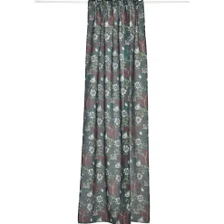 NOBLE HOUSE VALMISVERHO DORIS KUKKA 130X250CM 2KPL/PKT PUNAINEN
