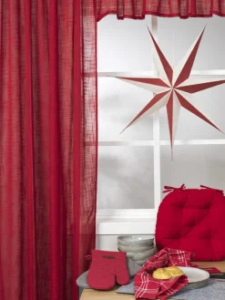 NOBLE HOUSE VERHOKAPPA MELISSA 45X250CM PUNAINEN