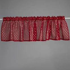 NOBLE HOUSE VERHOKAPPA STAR 45X250CM PUNAINEN