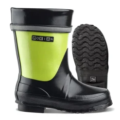 NOKIAN LASTEN KUMISAAPAS VIKLA 31 MUSTA/LIME