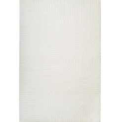 NOKOHOME MATTO KAARI  160X230CM VALKOINEN
