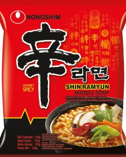 NONG SHIM INSTANT NOODLES SHIN RAMYUN VERY HOT 120 G