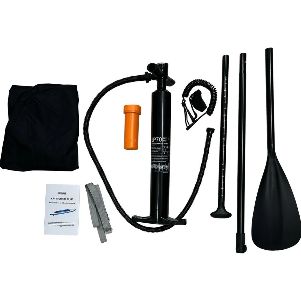 NORDLAND ACTIVE SUP-LAUTA 320X76X15CM ISTUIMELLA VIHREÄ-VALKOINEN