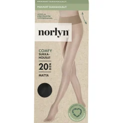 NORLYN COMFY 20DEN SUKKAHOUSUT 52-53 1210 MUSTA