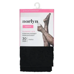 NORLYN LACE FLOWERS 30DEN SUKKAHOUSUT 44-48
