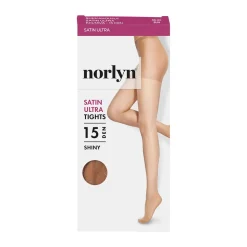 NORLYN SATIN ULTRA 15 DEN SUKKAHOUSUT SUN 40-44