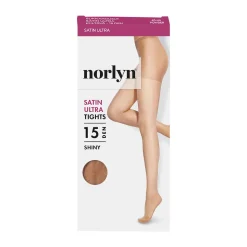 NORLYN SATIN ULTRA 15 DEN SUKKAHOUSUT, 9202 POWDER 40-44