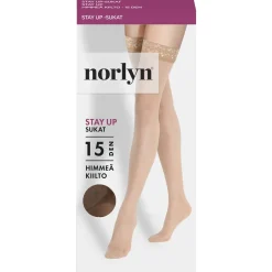 NORLYN STAY UP SUKAT 15DEN, 9201 IVORY S-M