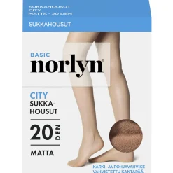 NORLYN CITY 20 DEN SUKKAHOUSUT, 9201 IVORY 36-40