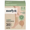 NORLYN COMFY 20DEN NILKKASUKKA X2 36-41 9202 PUUTERI