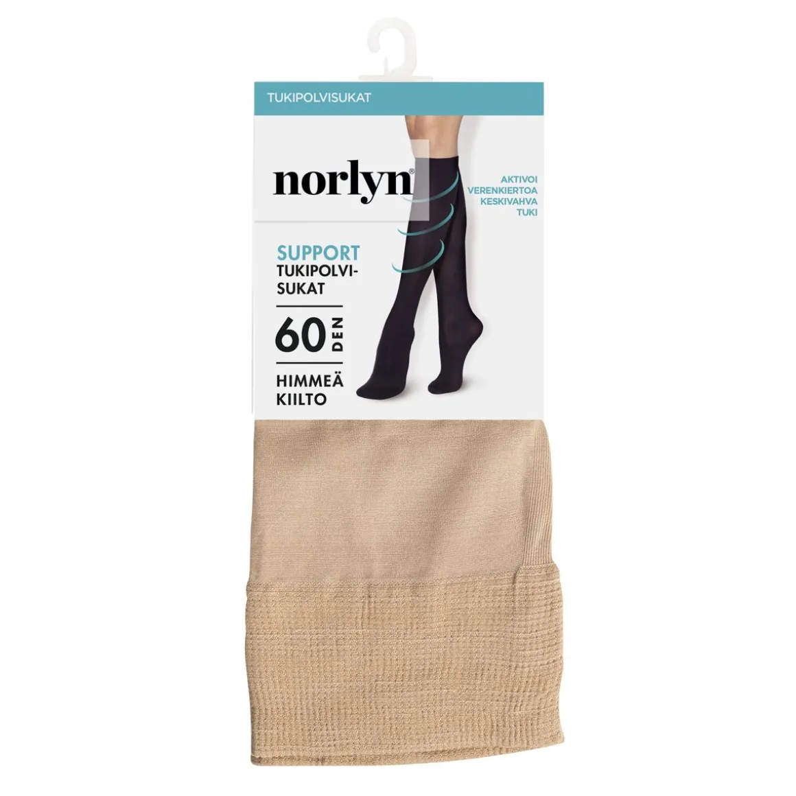 NORLYN NAISTEN TUKIPOLVISUKAT 60DEN 36-41 12849 9054