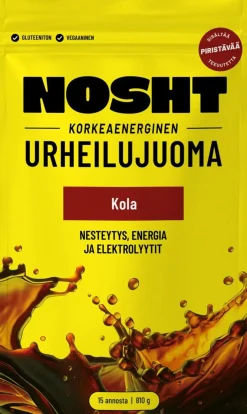 NOSHT KORKEAENERGINEN URHEILUJUOMA KOLA 810 G