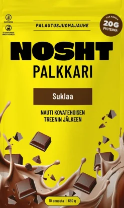 NOSHT PALKKARI PALAUTUSJUOMAJAUHE SUKLAA 650 G