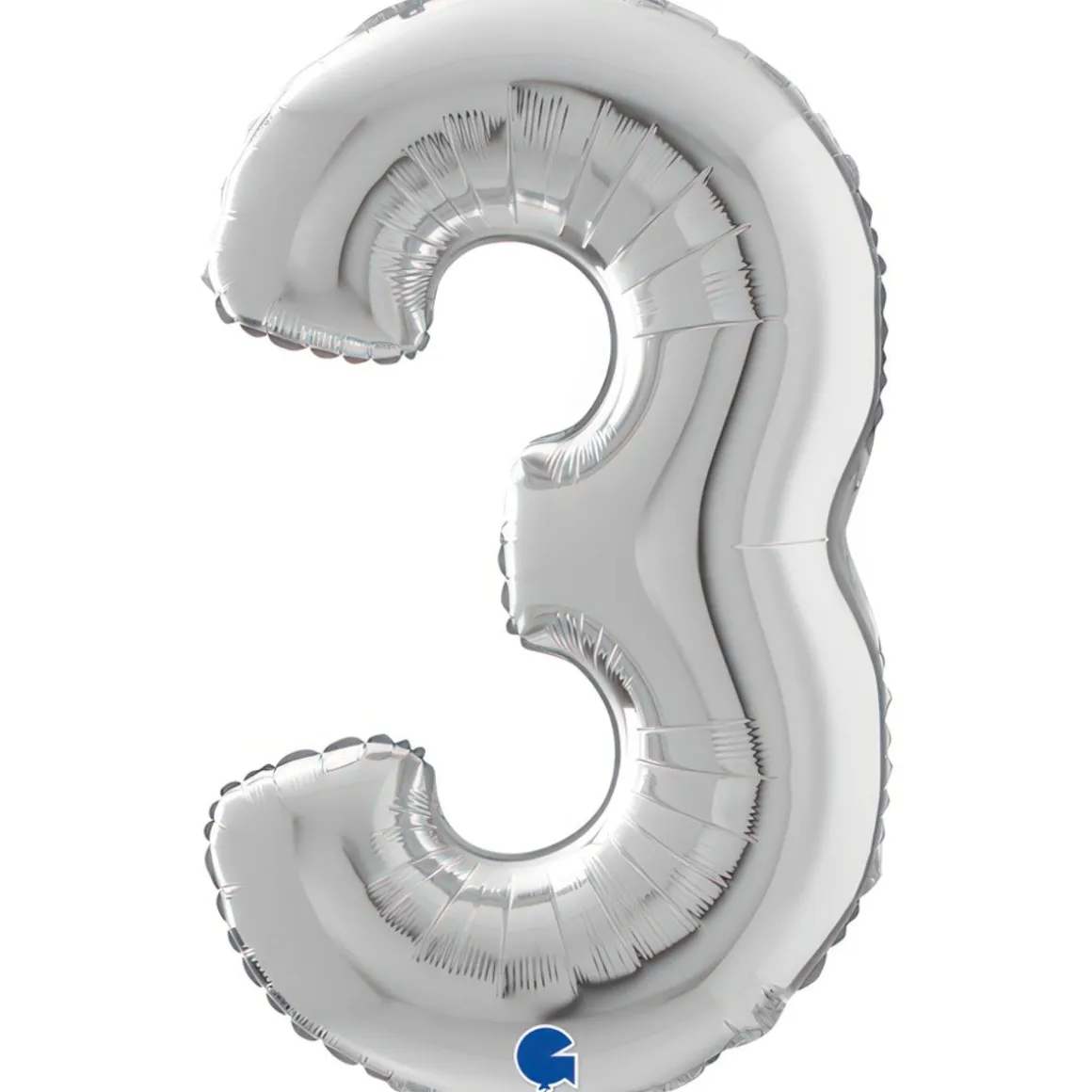NUMEROFOLIO 3 HOPEANVÄRINEN 66 CM