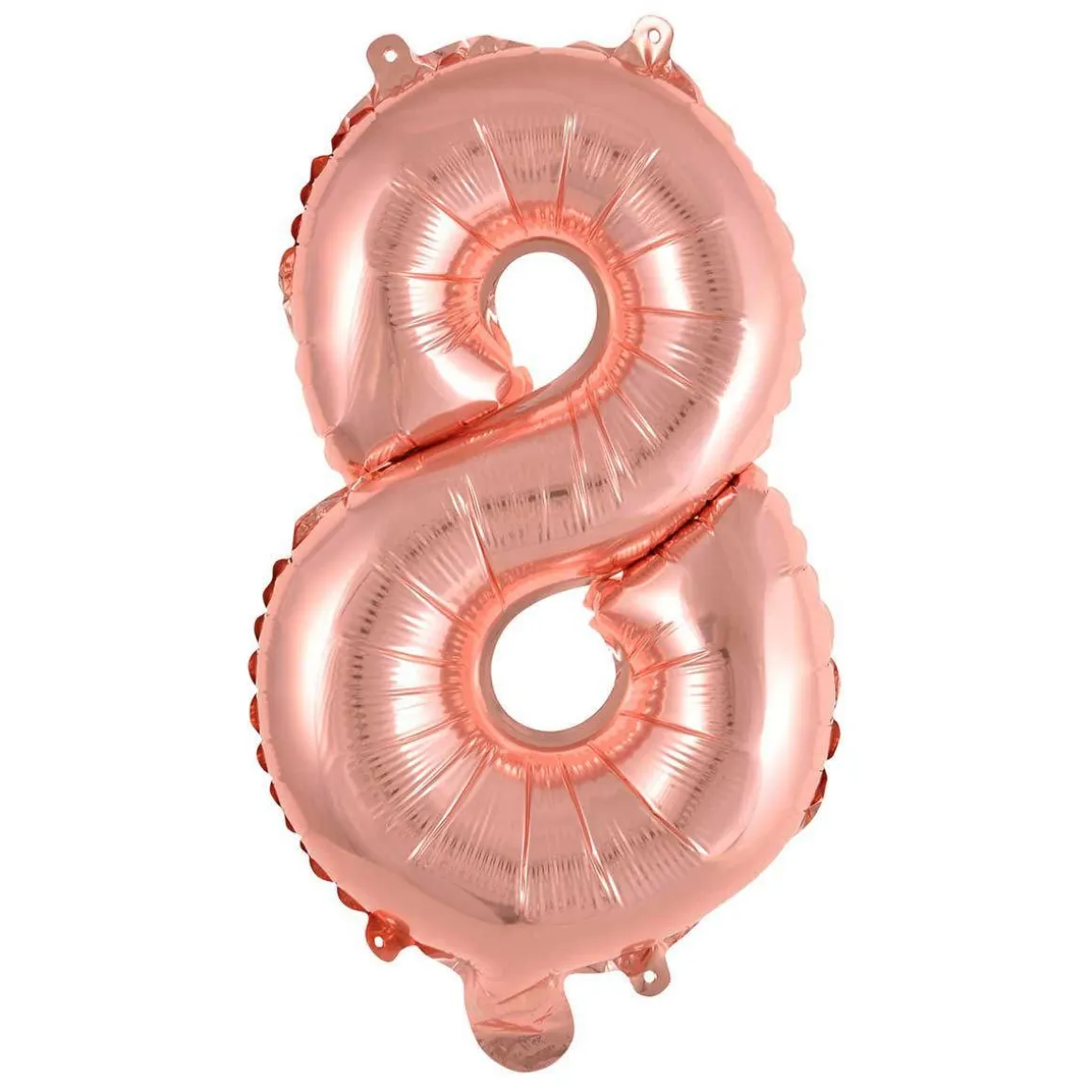 NUMEROFOLIO 8 RUUSUKULLANVÄRINEN PUHALLETTAVA 35 CM