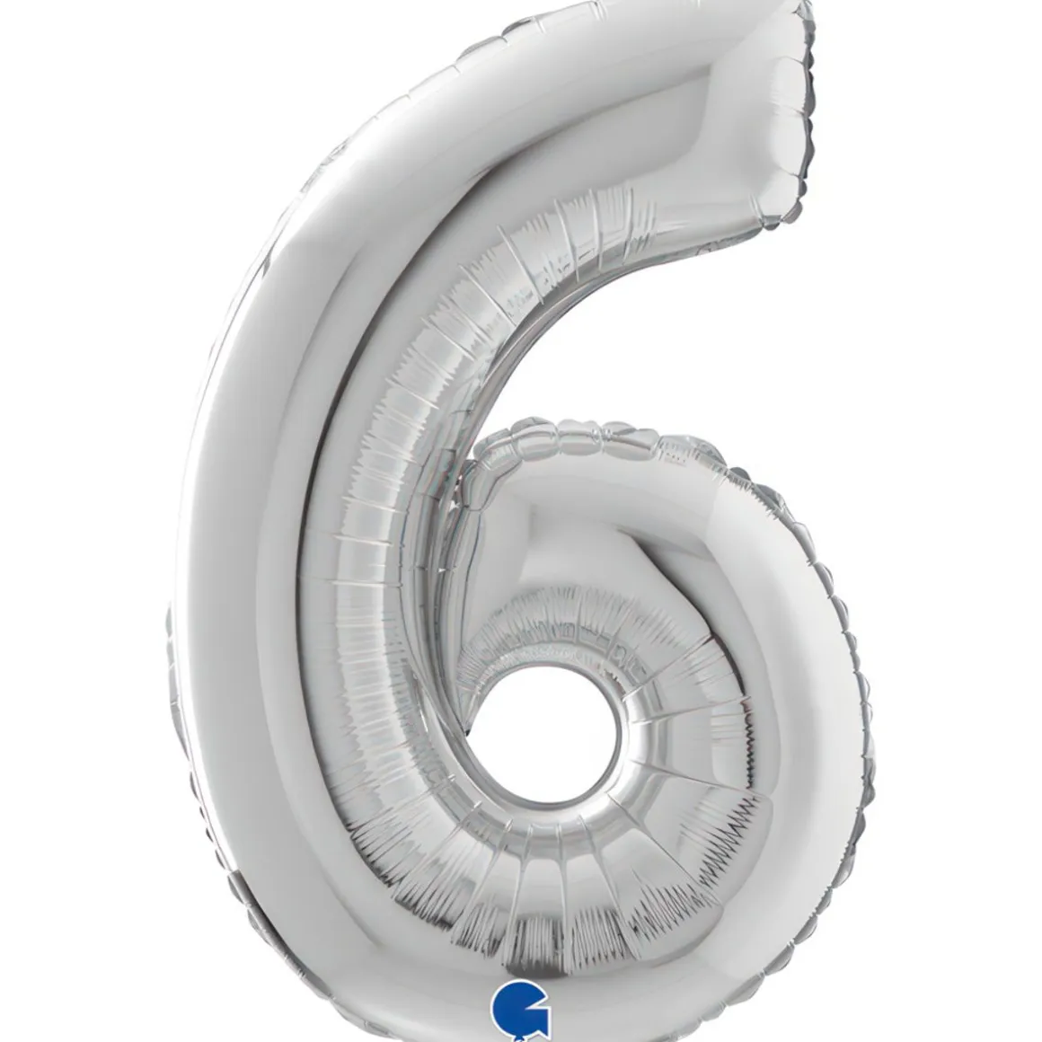 NUMEROFOLIO 6 HOPEANVÄRINEN 66 CM