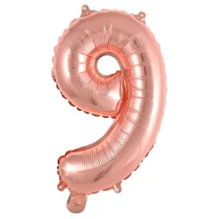 NUMEROFOLIO 9 RUUSUKULLANVÄRINEN PUHALLETTAVA 35 CM