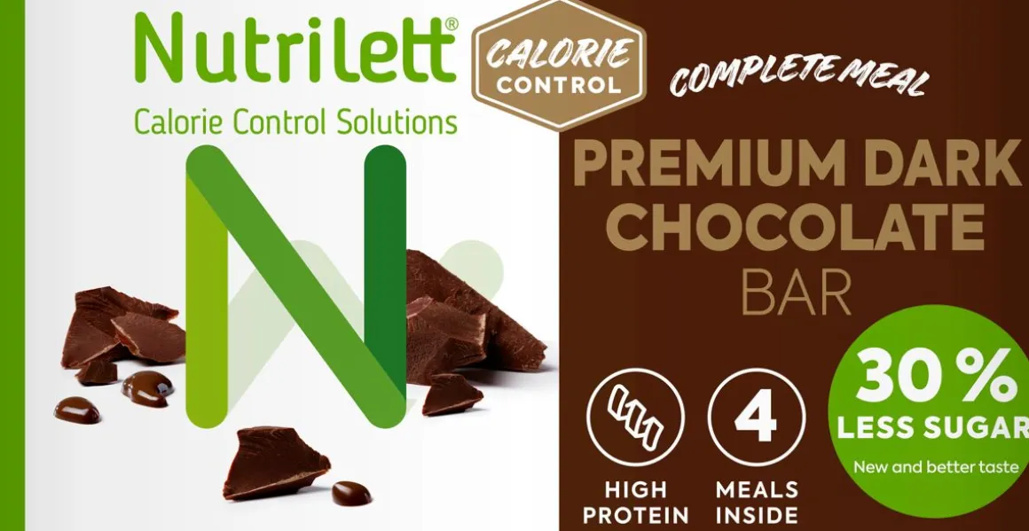 NUTRILETT ATERIANK. PREMIUM DARK CHOCOLATE 60G 4-PACK 240 G