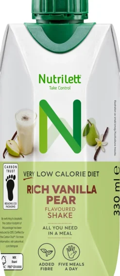 NUTRILETT RICH VANILLA PEAR VLCD RUOKAVALIONKORVIKE 330 ML