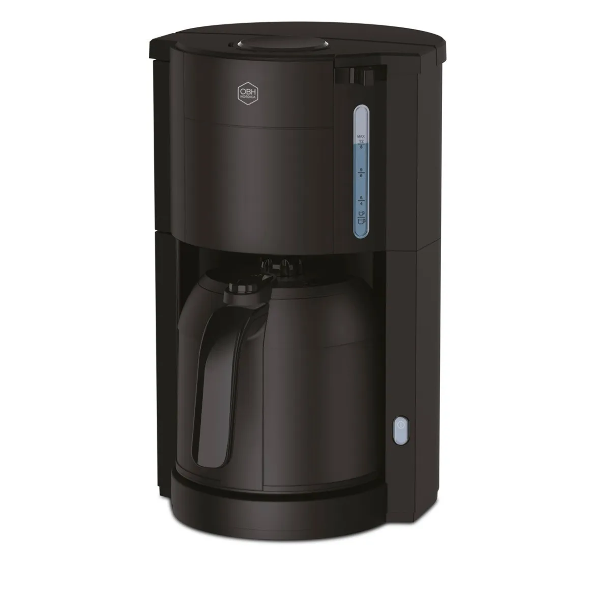 OBH NORDICA PRO AROMA TERMOSKAHVINKEITIN, MUSTA