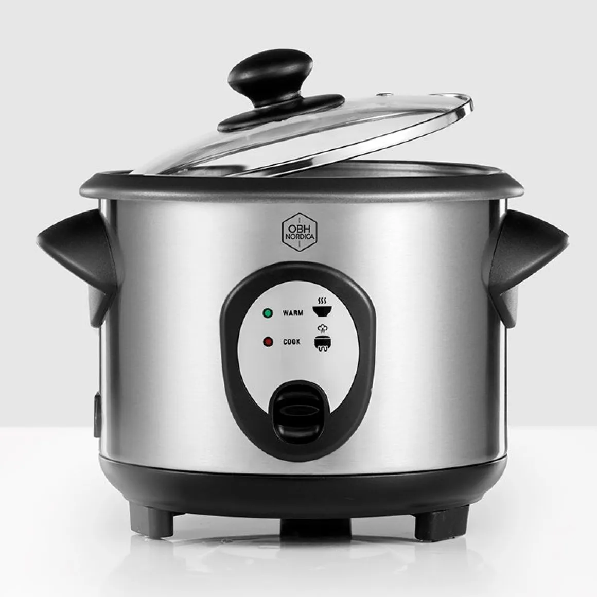 OBH NORDICA 6322 RIISINKEITIN RICE COOKER INOX 1,8L