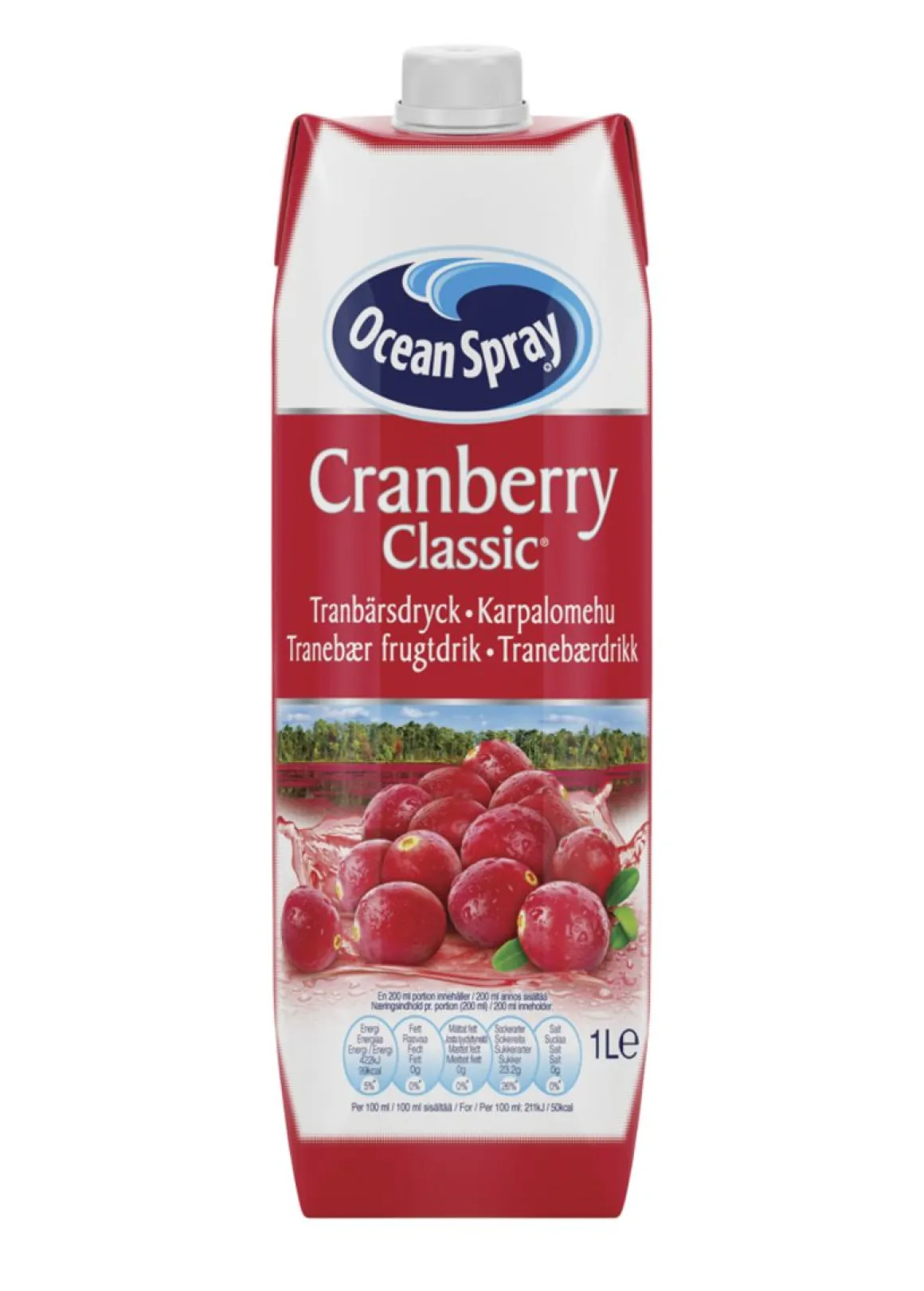 OCEAN SPRAY CRANBERRY CLASSIC 1 L