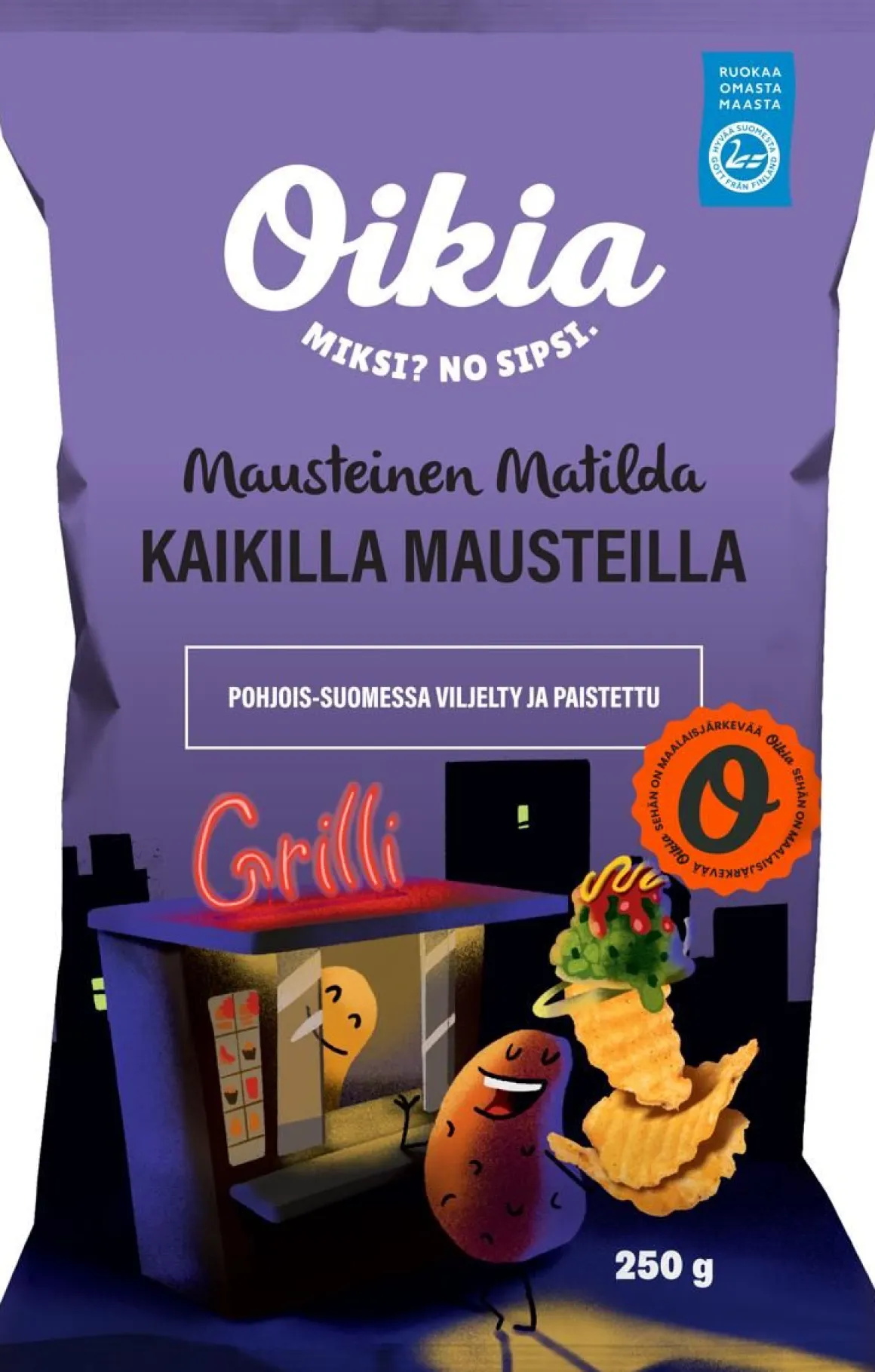 OIKIA PERUNALASTU MAUSTEINEN MATILDA KAIKILLA MAUSTEILLA 250 G