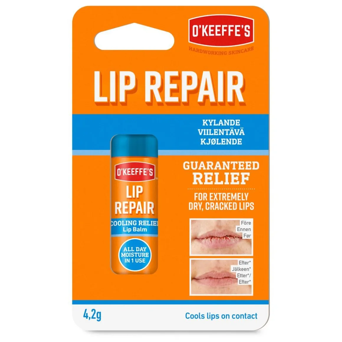 O'KEEFFE'S COOLING HUULIVOIDE 4,2G 4 G