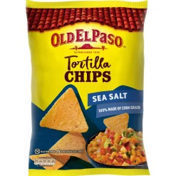 OLD EL PASO TORTILLA CHIPS SEASALT 185 G