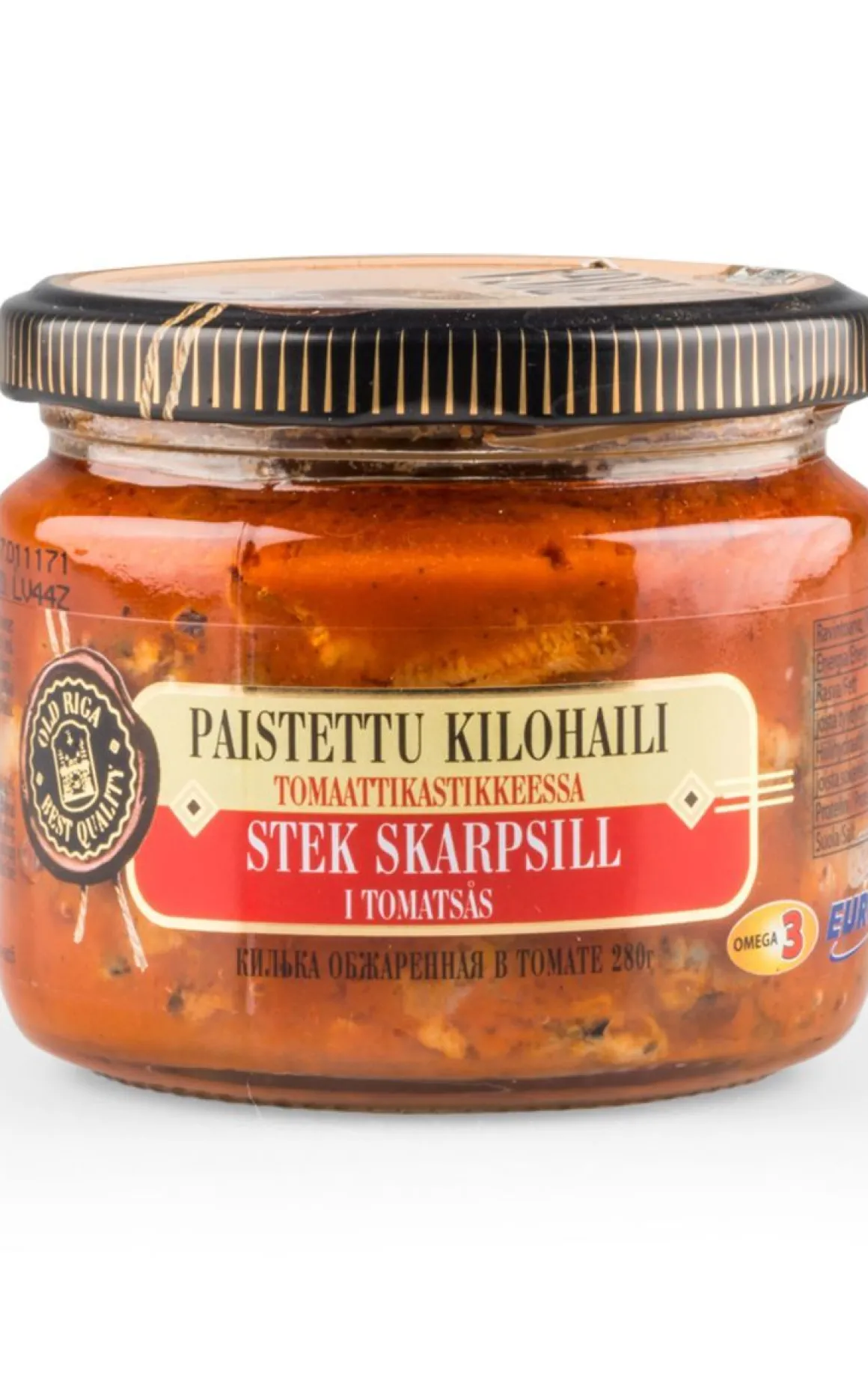 OLD RIGA PAISTETTU KILOHAILI TOMAATTIKASTIKE 280 G