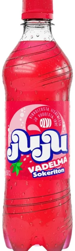 OLVI JUJU VADELMA SOKERITON KMP 500 ML