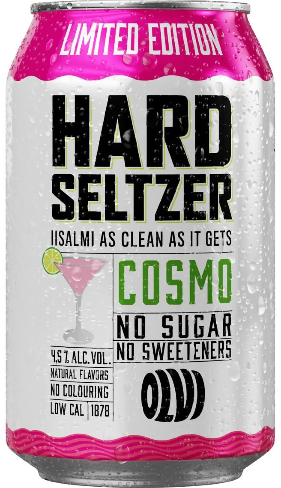 OLVI HARD SELTZER 4,5% COSMO LIMITED EDITION TLK 330 ML