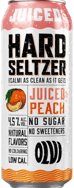 OLVI HARD SELTZER 4,5% JUICED PEACH TLK 500 ML