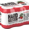 OLVI HARD SELTZER 4,5% MANSIKKA-RAPARPERI 0,33 TLK 6-PACK