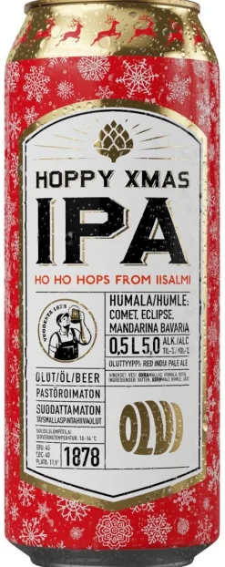 OLVI HOPPY XMAS IPA 5%  500 ML