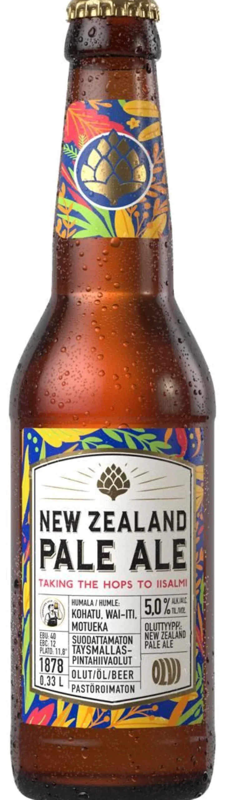 OLVI NEW ZEALAND PALE ALE 5% KLP 330 ML