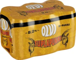 OLVI TUPLAPUKKI 8% 0,33 TLK  6-PACK 1,98 L