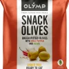 OLYMP CHILI-YRTTIMARINOITU VIHREÄ OLIIVI SNACK KIVETÖN 70 G