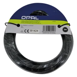 OPAL ASENNUSKAAPELI MSO 2X0,75MM2 MUSTA 5M