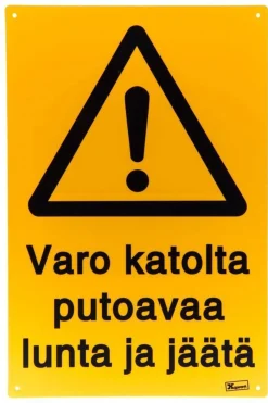 OPASTE VARO KATOLTA PUTOAVAA LUNTA JA JÄÄTÄ 20X30 CM