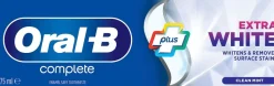 ORAL-B COMPLETE EXTRA WHITE HAMMASTAHNA 75 ML