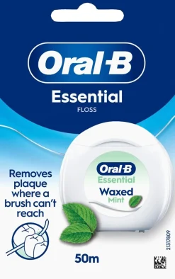 ORAL-B MANUAL HAMMASLANKA ESSENTIAL FLOSS MINT 50M