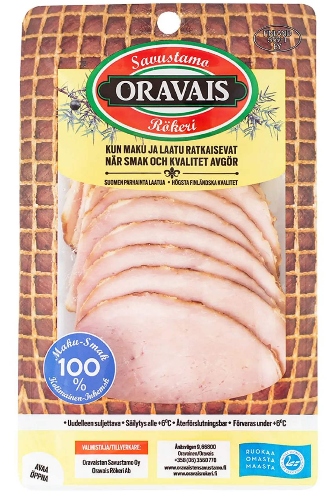 ORAVAISTEN SAVUSTETTU POSSUN SISÄPAISTI 150 G