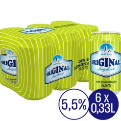 ORIGINAL LONG DRINK 5,5% LEMONADE 0,33 TLK 6-PACK 1,98 L