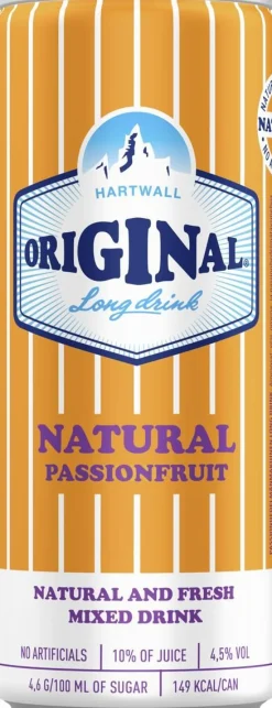 ORIGINAL LONG DRINK 4,5% PASSIONFRUIT TLK 330 ML