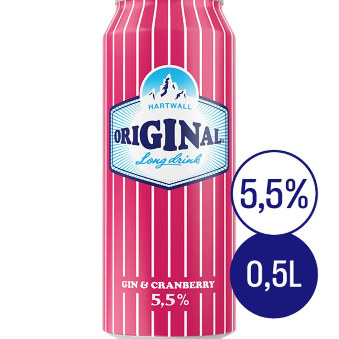 ORIGINAL LONG DRINK 5,5% CRANBERRY TLK 500 ML
