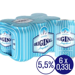 ORIGINAL LONG DRINK 5,5% GRAPEFRUIT 0,33 TLK 6-PACK 1,98 L